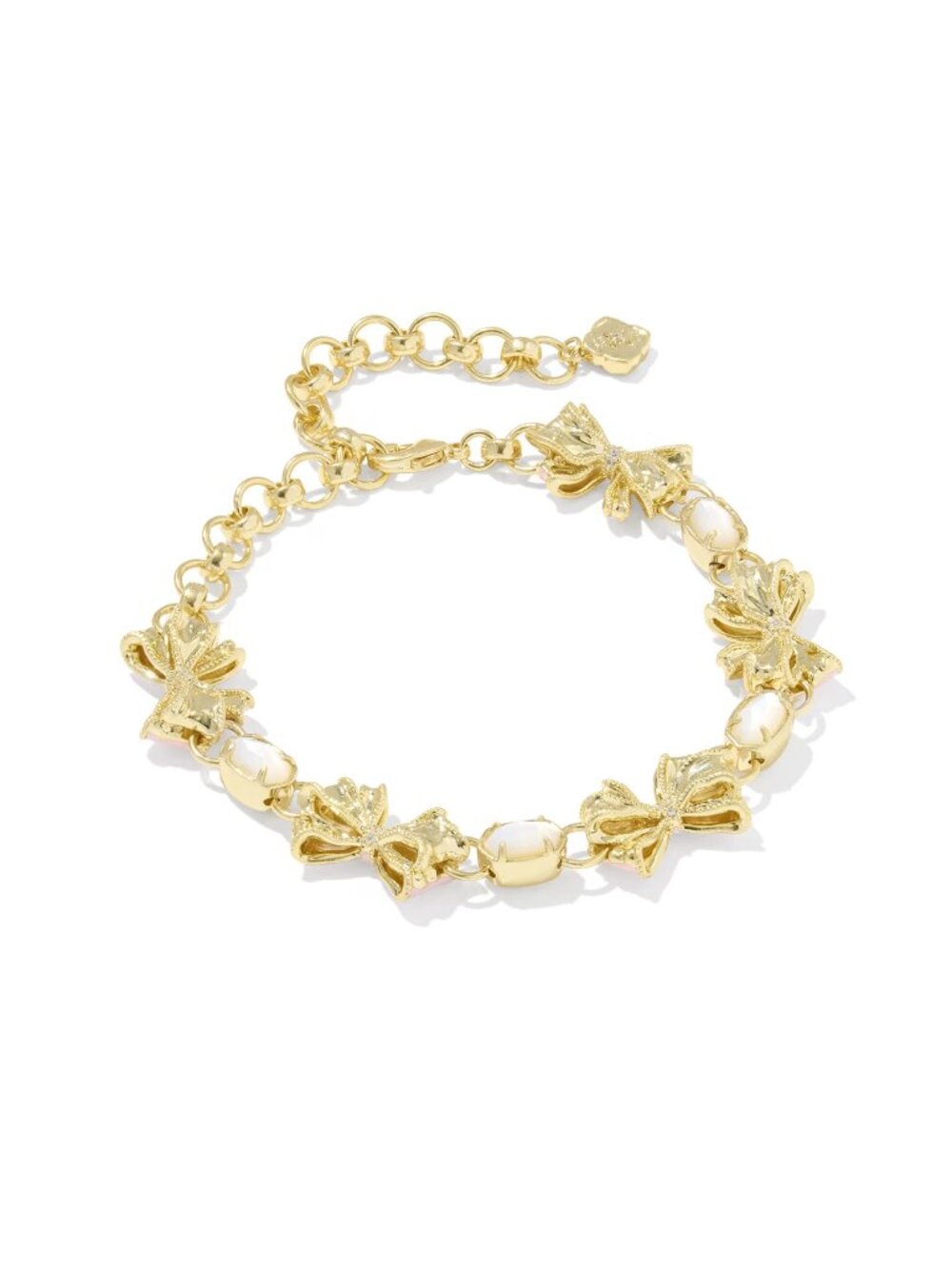 Kendra Scott x LoveShackFancy Bow Gold Delicate Chain